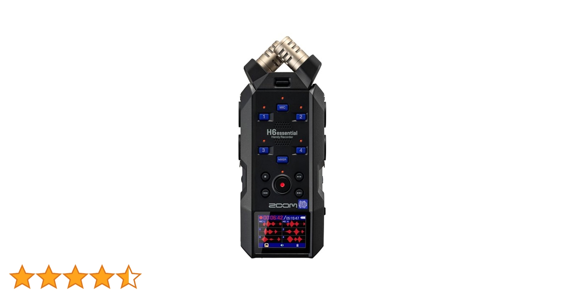 Amazon | ZOOM ズーム H6essential ハンディレコーダー ブラック